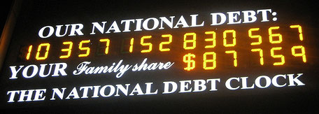 The National Debt Clock © Kevin Krejci The National Debt Clock