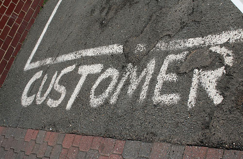 Customer Parking © Rachael Voorhees Customer Parking