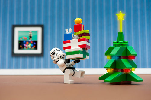 Lego Star Wars Storm Trooper with Gifts