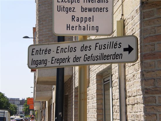 Enclos des Fusillés - Ereperk der Gefusilleerden 2 © Dr Les (Leslie - Leszek) Sachs (CC BY 2.0) https://www.flickr.com/photos/22325431@N05/3612425632/ Enclos des Fusillés - Ereperk der Gefusilleerden 2