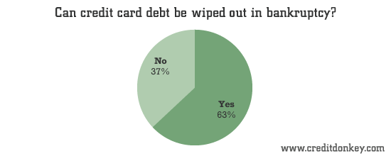 Can credit card debt be wiped out in bankruptcy?