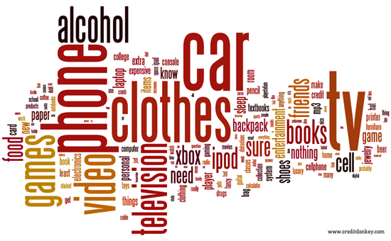 What personal thing do you need the least at college?
