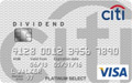Citi Dividend Platinum Select Visa Cards for College Students