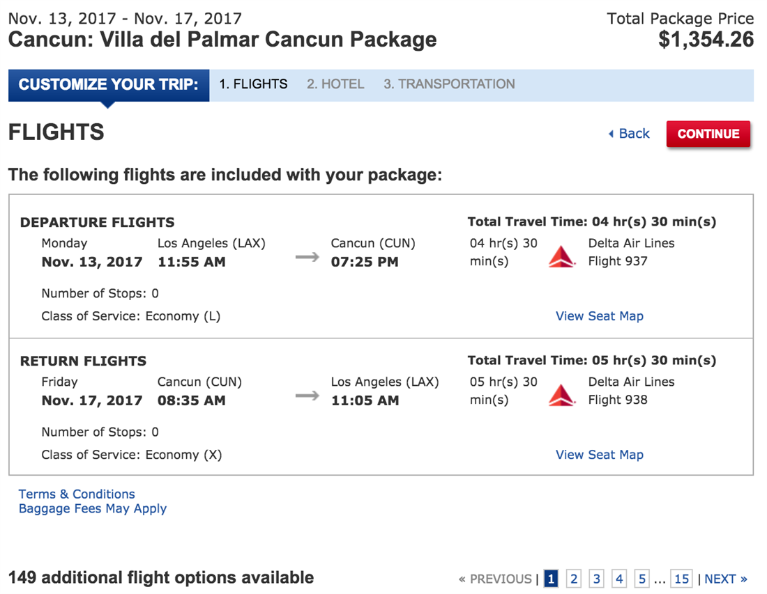 costco travel flight booking