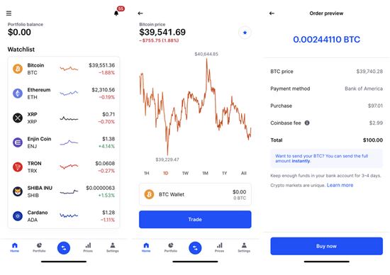 robinhood coinbase stock
