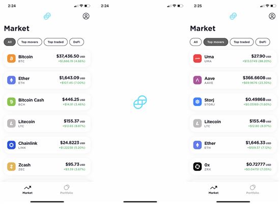gemini exchange crypto list