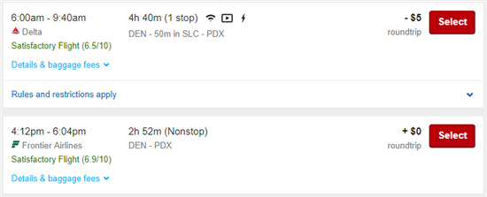 hotwire flights one way