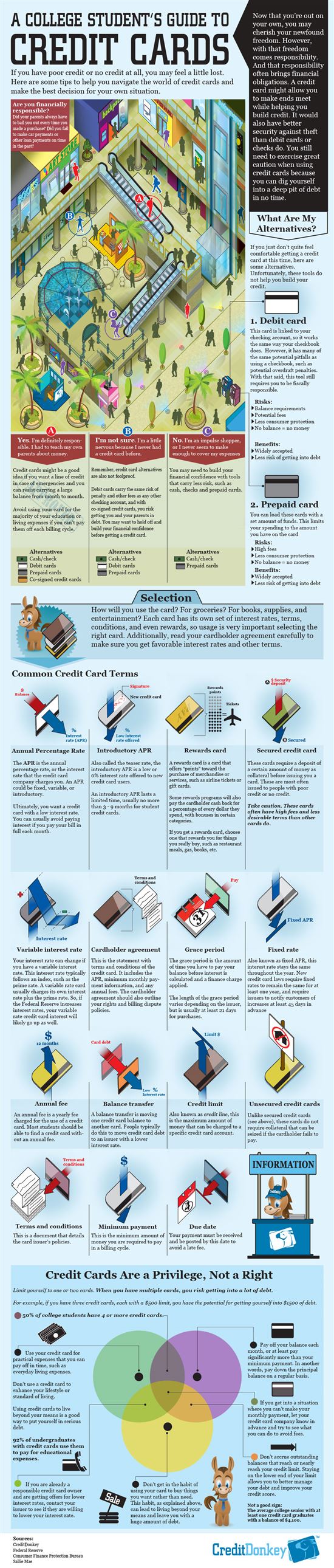 Infographic: Student Credit Cards
