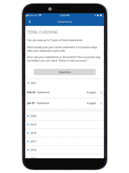 How To View Your Chase Bank Statement Online Mobile