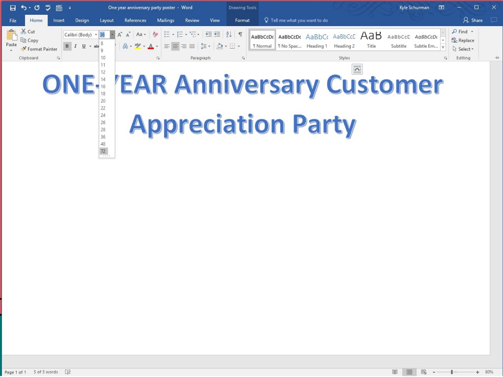 how to make a poster in word creditdonkey number word poster