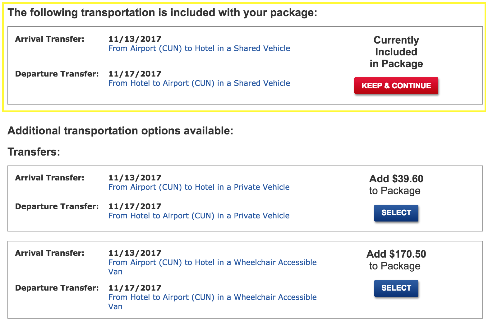 American travel deals reviews