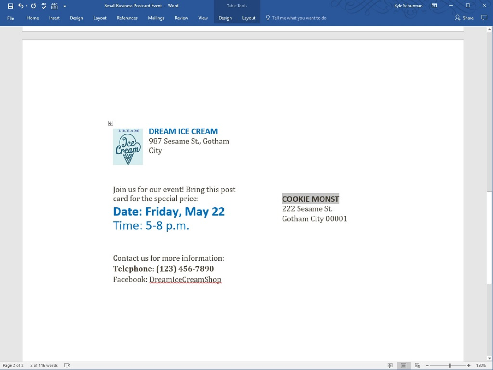 how to make postcards in word creditdonkey creating a postcard in word