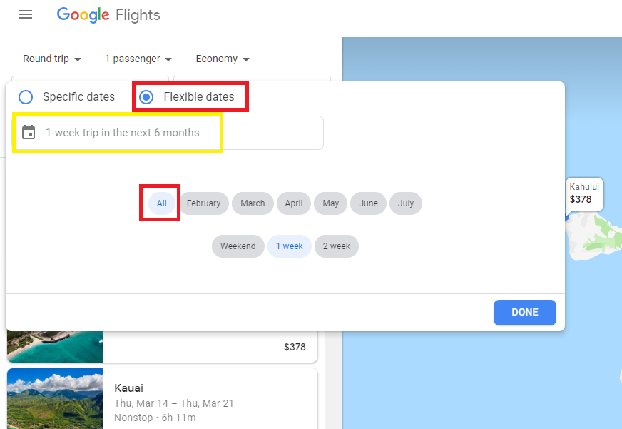 google flights english canada